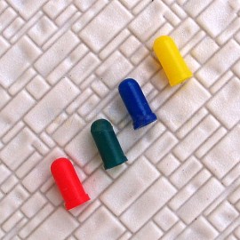 20 pcs assorted 4 colors Grain of wheat bulb Caps / Covers for Bulbs
